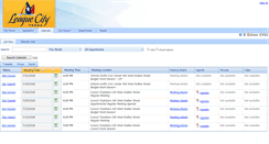 Desktop Screenshot of leaguecity.legistar.com