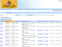 Tablet Screenshot of leaguecity.legistar.com