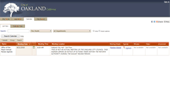 Desktop Screenshot of oakland.legistar.com