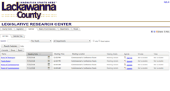 Desktop Screenshot of lackawanna.legistar.com